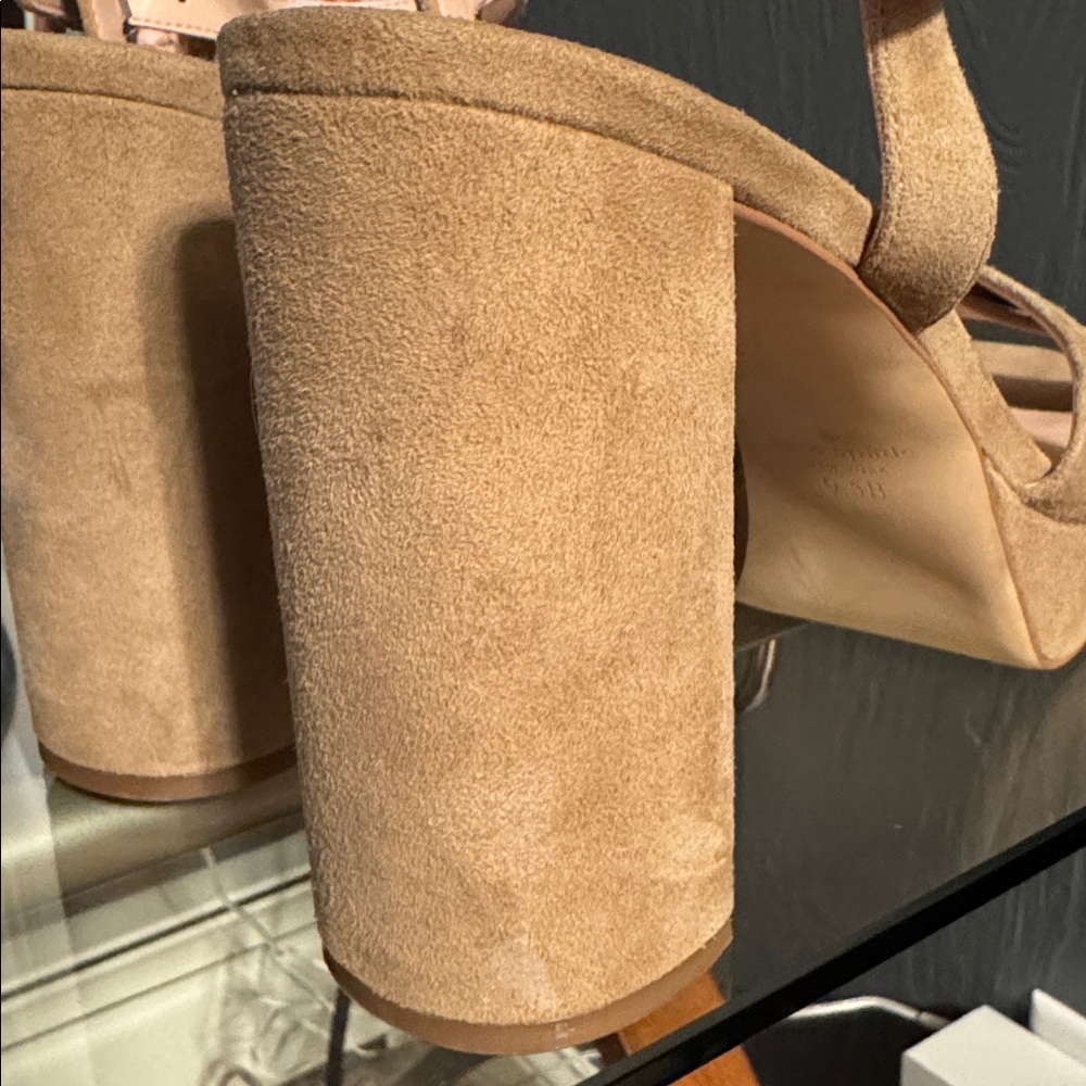 Kate Spade Tan Delphi Platform Block Heeled Sanda… - image 7